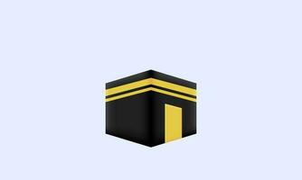 illustration creative vector 3d kabah icon concept symbols isolated on background