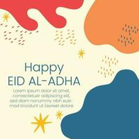 Eid al adha 2023 background design vector