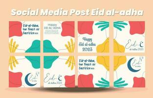 eid Alabama adha 2023 antecedentes diseño vector