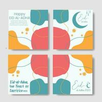 Eid al adha 2023 background design vector