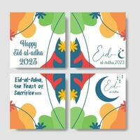 Eid al adha 2023 background design vector