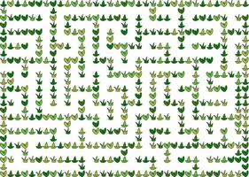 maze vector. find true path in labyrinth vector