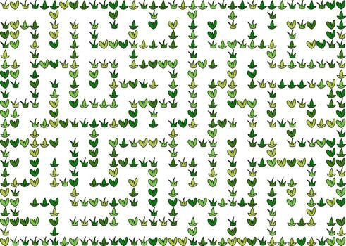 maze vector. find true path in labyrinth vector