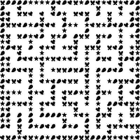 rectangle maze game vector black and white
