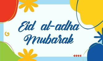 Eid al adha 2023 background design vector