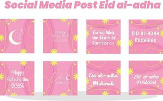 Eid al adha 2023 background design vector