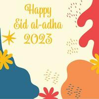 eid Alabama adha 2023 antecedentes diseño vector