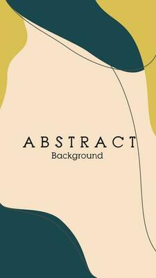 modern abstract greend and orange clasic background