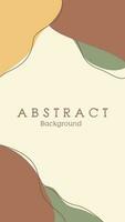 modern abstract greend and orange clasic background vector