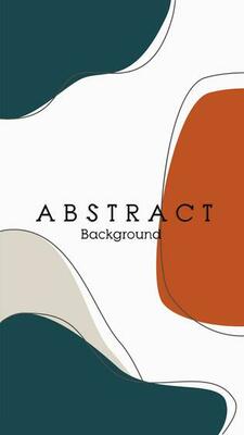 modern abstract greend and orange clasic background