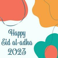 Eid al adha 2023 background design vector