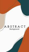 modern abstract greend and orange clasic background vector