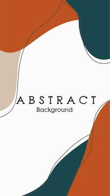 modern abstract greend and orange clasic background