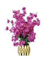 Vase of pink flowers PNG transparent background isolated psd file photo