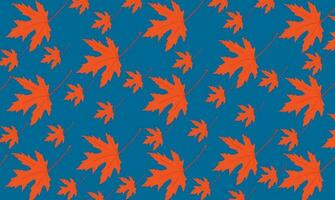 Seamless pattern with acorns and autumn oak leaves in Orange, Beige, Brown and Yellow. Perfect for wallpaper, gift paper, pattern fills, web page background vector