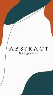 modern abstract greend and orange clasic background