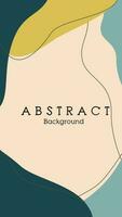 modern abstract greend and orange clasic background vector