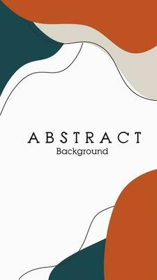 modern abstract greend and orange clasic background