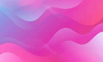 Abstract Gradient pink liquid Wave Background vector