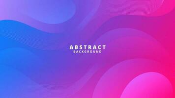 Abstract Gradient purple blue liquid Wave Background vector