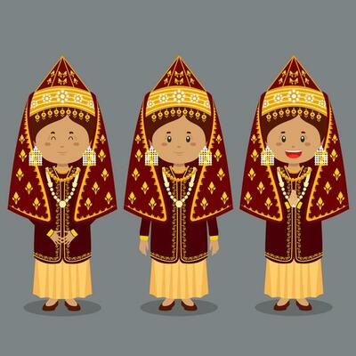Algerian Character with Various Expression