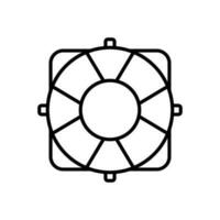 boya salvavidas icono vector diseño plantillas sencillo y moderno