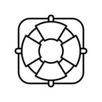 boya salvavidas icono vector diseño plantillas sencillo y moderno