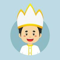 Avatar of a  North Sulawesi Character vector