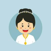 Avatar of a  North Sulawesi Character vector