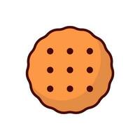 Biscuit cracker icon vector design templates simple and modern