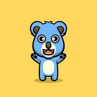 Koala cub mascot vector