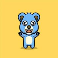 Koala cub mascot vector