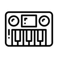 piano line style icon, vector icon can be used for mobile, ui, web