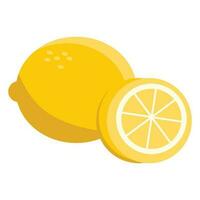 limones ilustración diseño en blanco antecedentes vector