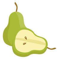 Pear Illustration design on white background vector