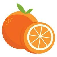 Orange Illustration design on white background vector