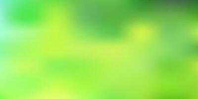 Light green, yellow vector blurred pattern.