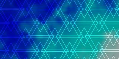 Dark BLUE vector layout with lines, triangles.