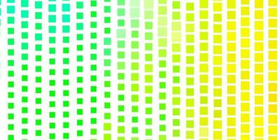 Light Green, Yellow vector template in rectangles.