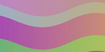 Telón de fondo de vector multicolor claro con curvas.