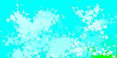 Light Blue, Green vector background with triangles.