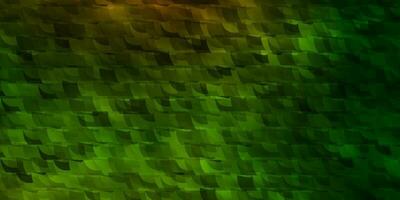 Dark Green, Yellow vector template with crystals, triangles.