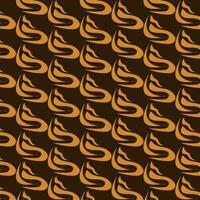 Nature's Symphony Brown Pattern Abstract Design vector
