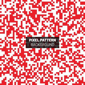 Pixel Pattern Background Design vector