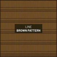 Line Pattern Brown abstract Design vector