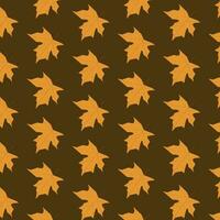 Autumn Pattern Background Element with nature object vector