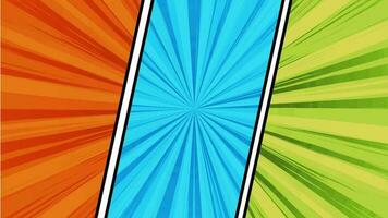 Comic Vs Animated Pop Art Background. Animation Of Versus Background Comic Book Animation. Pop Art Style Versus Logo Or Vs Comic Animation. Vintage Retro Style Comic Speed Radial Line Uses For Books video