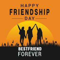 friendship day, international friendship day, friendship day design, vector