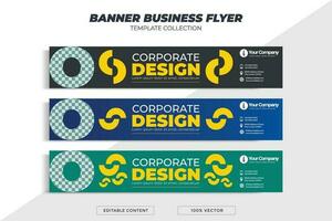 business banner with letter O. Can be used for your business needs. vector