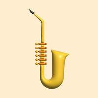 3D Music Instrument Assets with Light Background photo